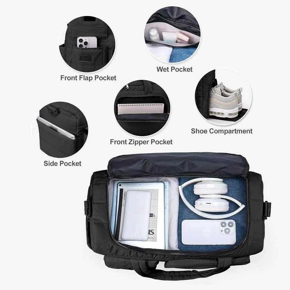 Custom Lightweight Puffer Weekender Bag factory